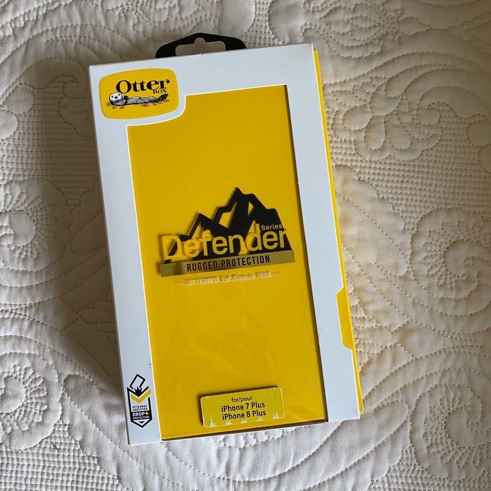 OtterBox Defender Series Case with Yellow Accents